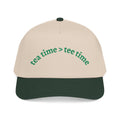 tea time (green) Mid Profile Baseball Cap