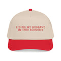 IN THIS ECONOMY (red) Mid Profile Baseball Cap